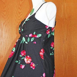 Women's Wrap Maternity Dress Adjustable Straps XL